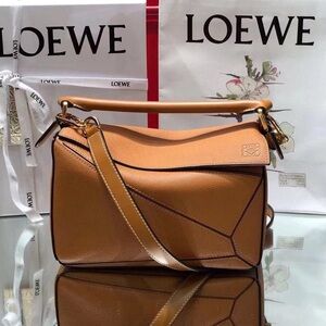 💎LOEWE 💎Puzzle small geometric patchwork crossbody bag